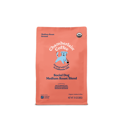 Organic Medium Roast Coffee Blend Product Shot Front