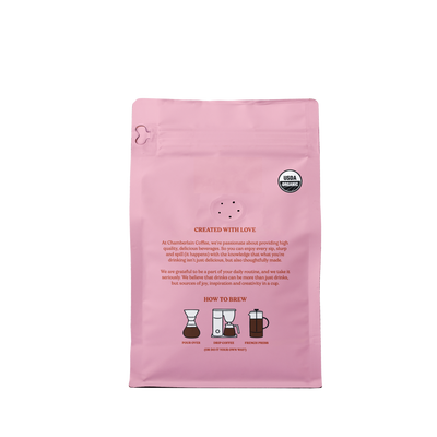 Organic Vanilla Coffee Blend Product Shot Back